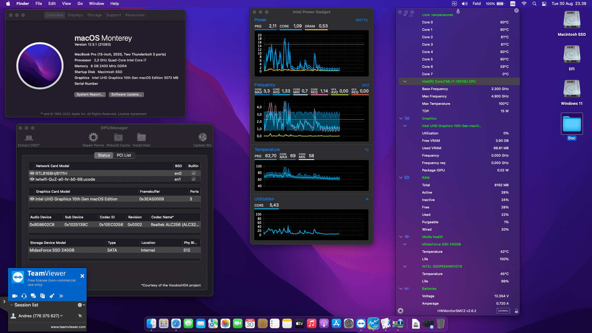 Acer Aspire 5 A514 52G 71XL [CometLake   Intel UHD 10Th Gen + I2C]   OpenCore 1